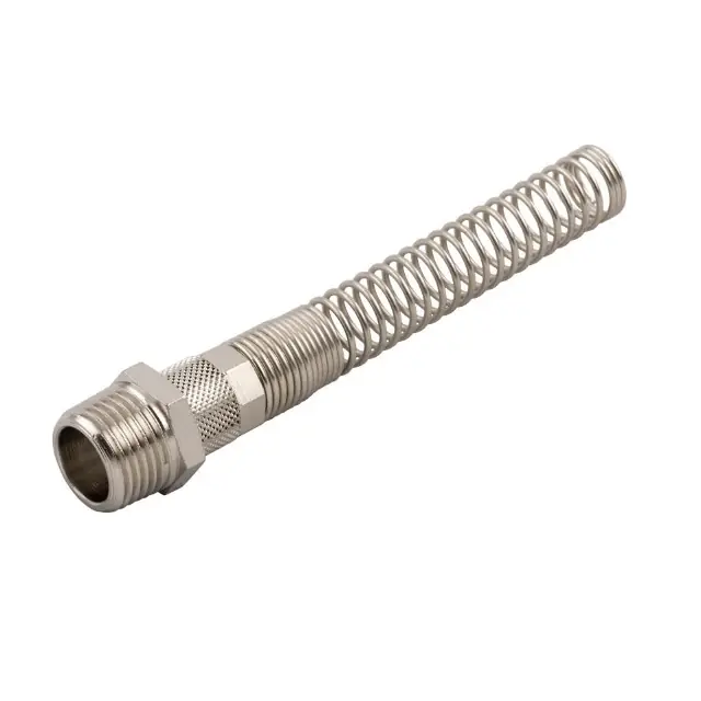 AIGNEP 1025 - PŘÍPOJKA PŘÍMÁ S PRUŽINOU S VNĚJŠÍM R 1/2" ZÁVITEM, na 10/12 mm hadici Bezpečná Platba