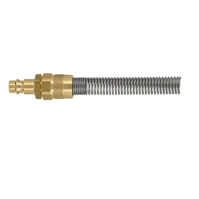 LÜDECKE STANDARD MALE WATER SQF - přípojka had. 9x12 mm s ochr. pruž. a ventilem, čep 12 mm Expresní Doručení