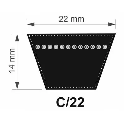 Barum 22x2458 Lw/ 2400 Li C řemen klínový Akční Cena