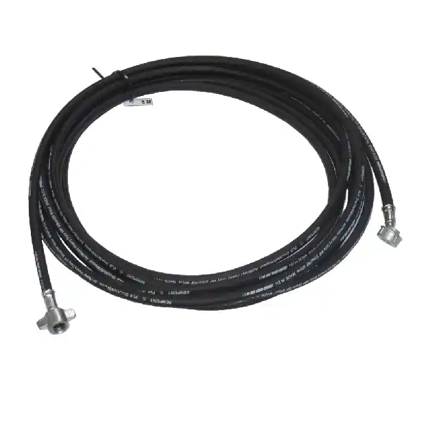 Zlevněný 4 Hadice na foukání pneu Standard PL0 - 8,0 m, armovaný komplet s koncovky, JS