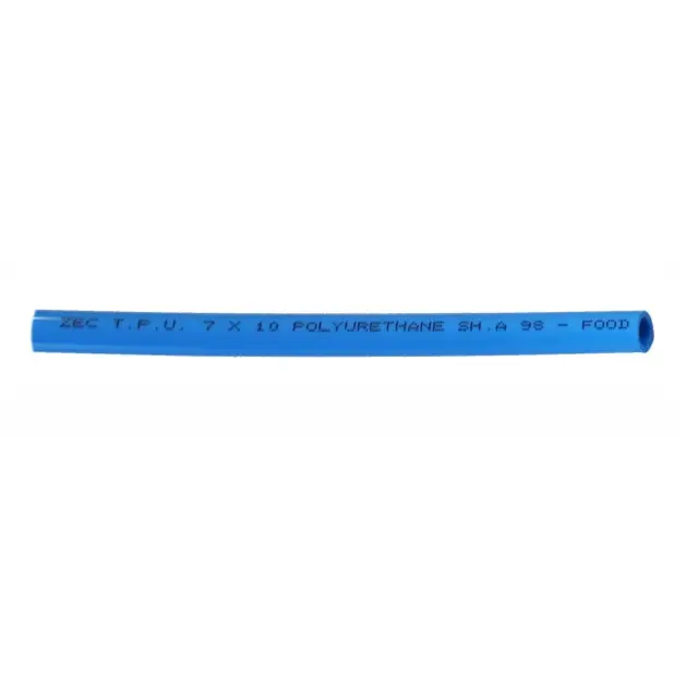 Sleva ZEC 8/10 AEROTEC PU 98SH BLUE - modrá PU water had. D10/8 mm (-20°C až 60°C) FDA 21 CFR 177.2600