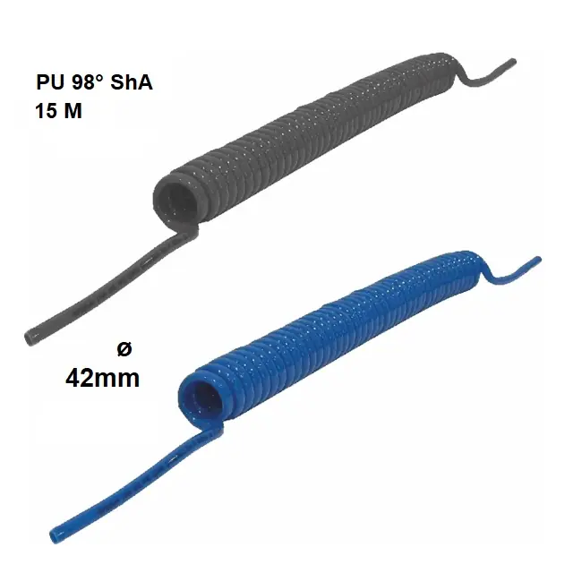 Rychlé Dodání ZEC 4/6 PU HADICE KR6 - BLUE 4/6 - 15 metrů, modrá (-20/+60°C) prům. 42 mm