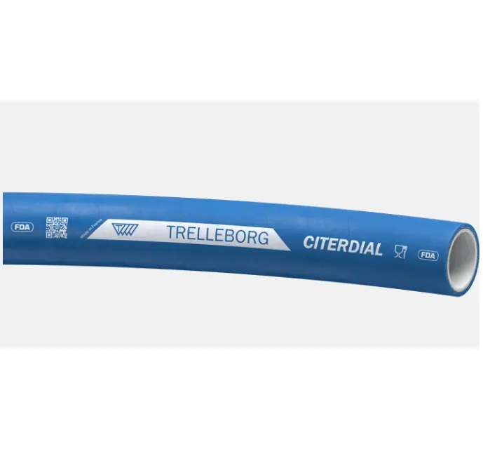 Výprodej TRELLEBORG 100/114 DRINKTEC CITERDIAL 6/SPL - Tlaková a sací hadice pro mléko a potraviny,6 bar, FDA, -30/+80°C