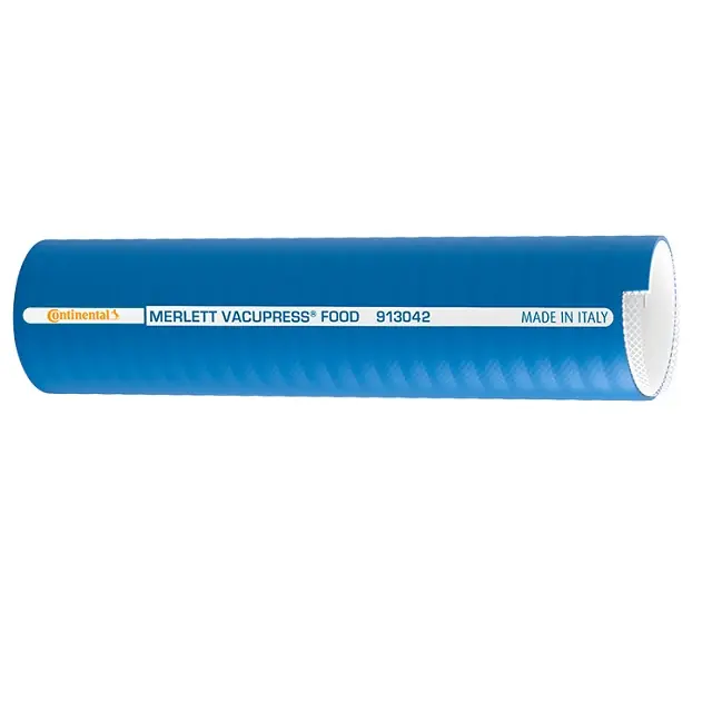 Ověřený MERLETT 50/63 VACUPRESS FOOD FDA - Tlaková a sací hadice pro potravinářské produkty, modrá, VÝPRODEJ 15,4 m