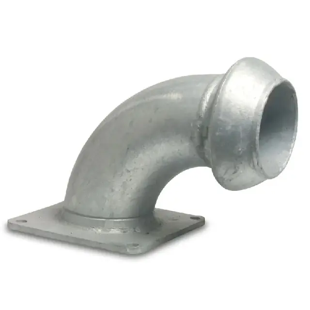Sezónní Sleva PERROT TRN 90° PŘÍRUBA ČTVERCOVÁ DN 100- 4" pozink. přímá bez háků 150x150, TRN 102 mm, PN10 bar