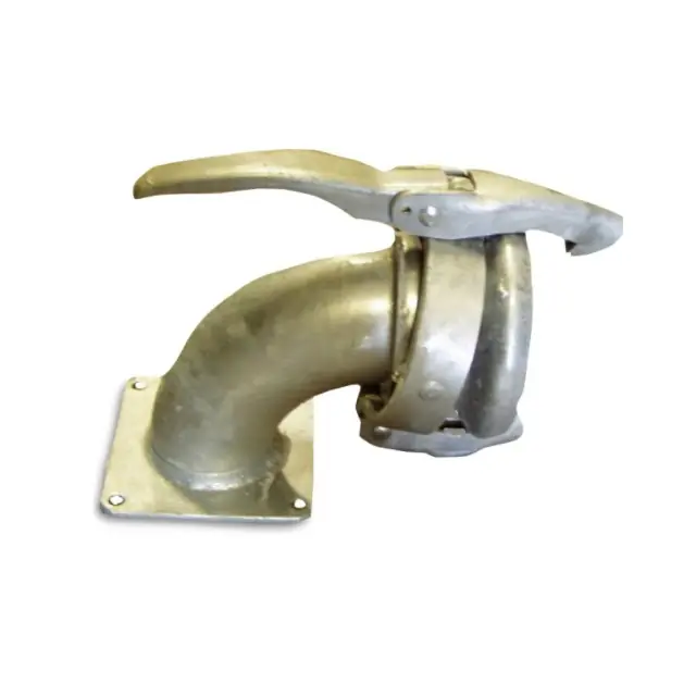 Top Prodej PERROT HÁK TRN S ČTVERCOVOU PŘÍRUBOU 90° - ocel. pozink. 5" potrubí, 133 mm x DN127, PN10 bar
