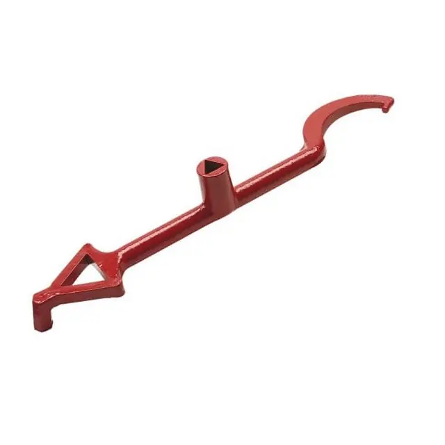 KLÍČ NADZEMNÍHO HYDRANTU - z temperované slitiny, červený, L=430 mm, 1,37 kg Akce