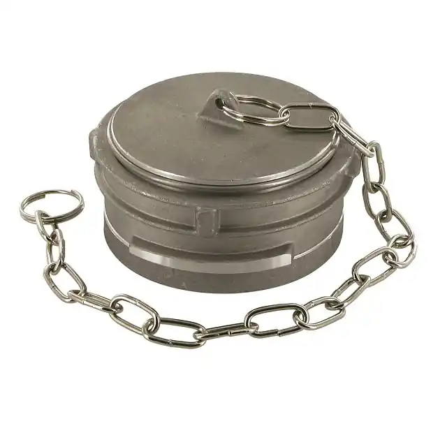 Bezpečná Platba GUILLEMIN SS LOCK PLUG - nerezová záslepka DN 100, zajišťov. prsten, řetěz, PN 16