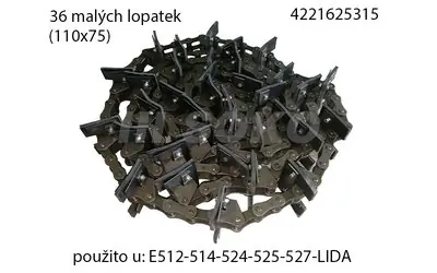 Elevátorový doprav. kláskový komplet - 36 ML Poslední Šance