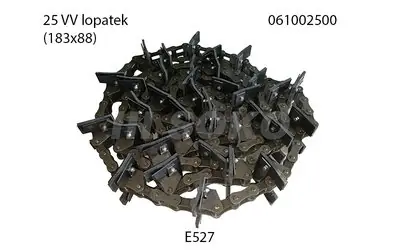 Řetěz elevátoru kompletní 25 VV lopatek Cenová Bomba