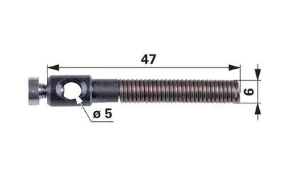 Cenový Hit Páka s pružinou počítadla balíků s hřídelí 5 mm