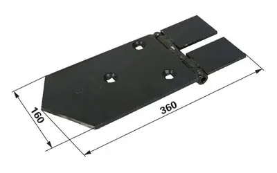 Novinka Radlice levá, 162 mm Wühlmaus 0000202100