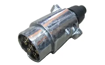 Zástrčka kovová 7 pin Levný