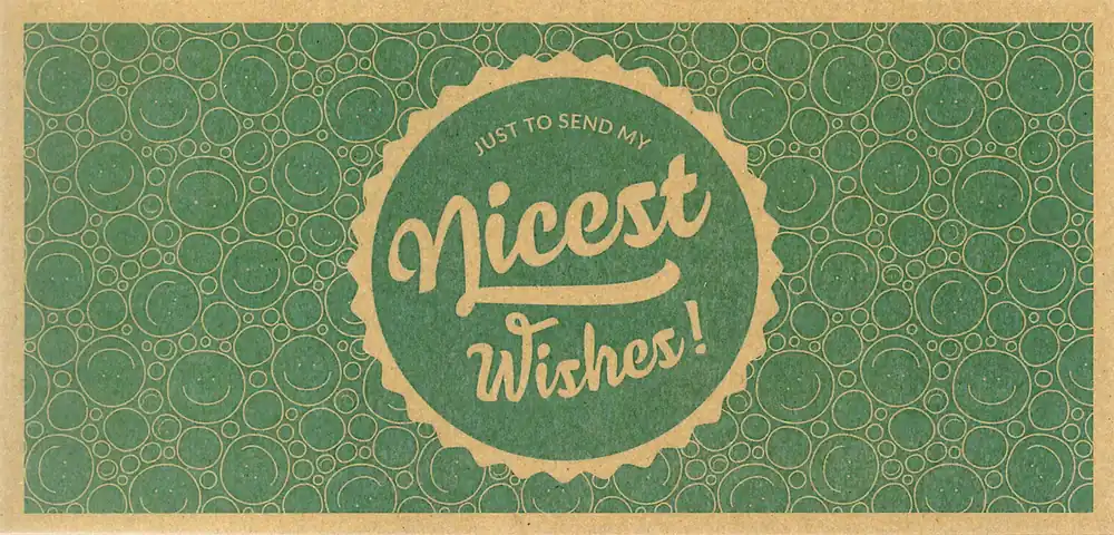 Originální 3DJAKE Nicest Wishes! - dárková poukázka, Poukázka "Nicest Wishes!"