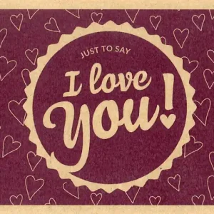 3DJAKE I Love You! - dárková poukázka, Poukázka "I Love You" Pouze Dnes