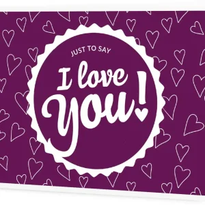 Rychlé Dodání 3DJAKE I Love You! - dárková poukázka k vytištění, Poukázka "I Love You!"