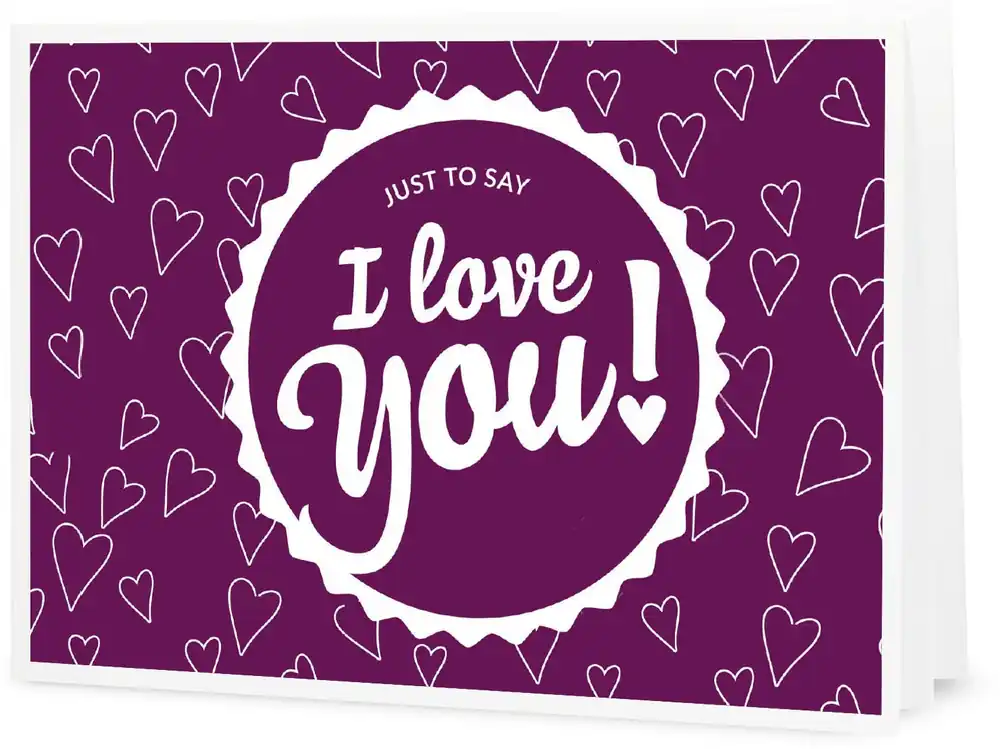 Rychlé Dodání 3DJAKE I Love You! - dárková poukázka k vytištění, Poukázka "I Love You!"