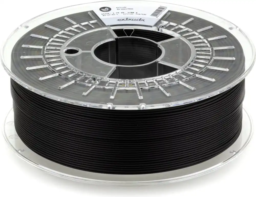 Autentický Extrudr Green-TEC Black, 1,75 mm / 2500 g