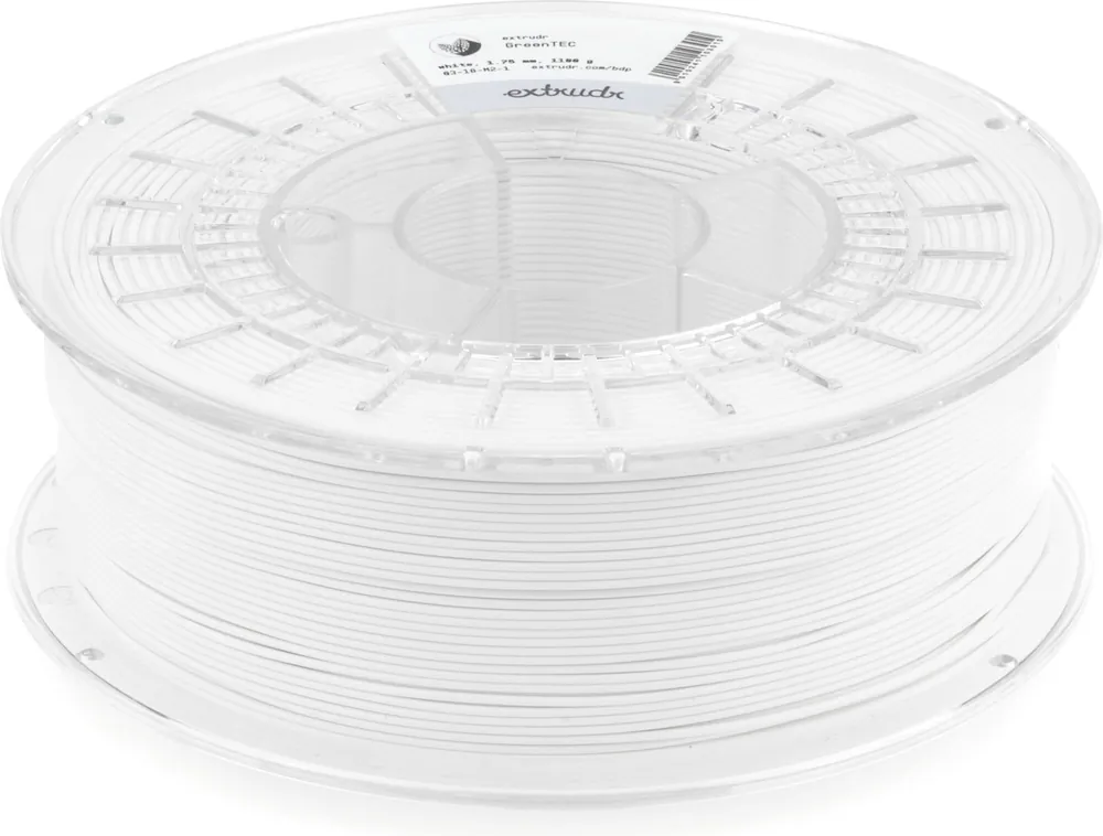 Expresní Doručení Extrudr Green-TEC White, 1,75 mm / 10000 g