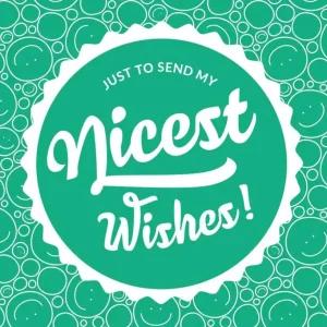 Cenová Bomba 3DJAKE Nicest Wishes! - přáníčko, Nice Wishes!