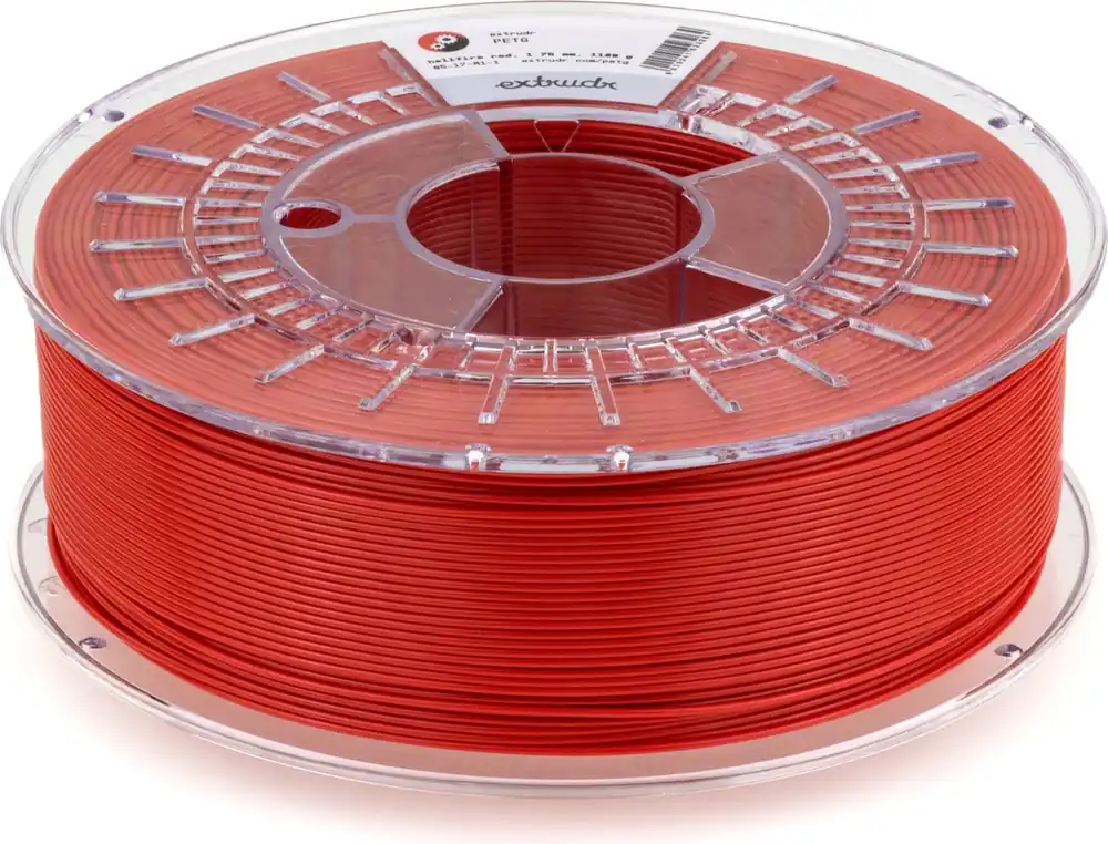Extrudr PETG Fire Red, 1,75 mm / 1100 g Aktuální