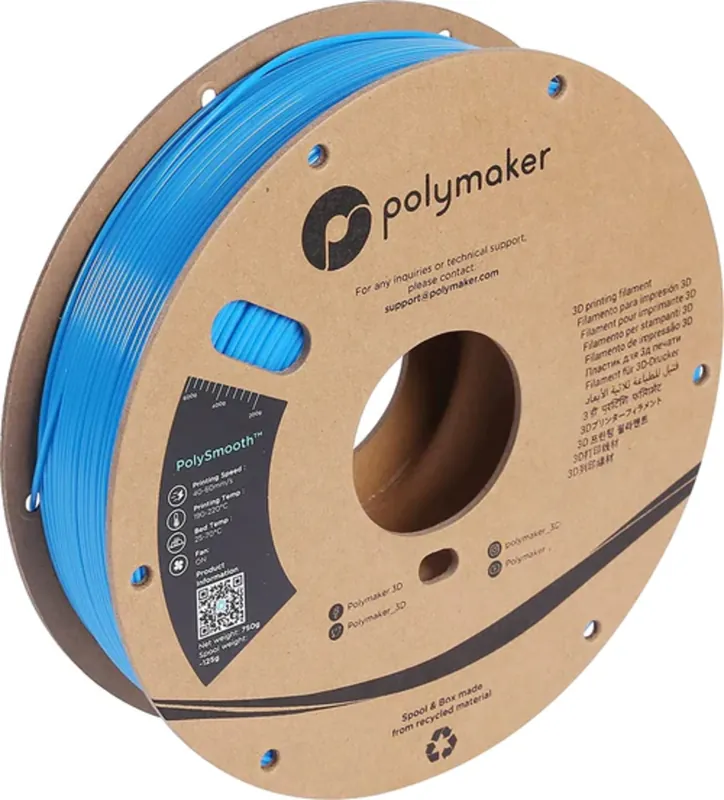 Polymaker PolySmooth Electric Blue, 1,75 mm (750 g) Cenový Hit