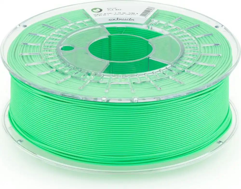 Extrudr PLA NX2 Matt Signal Green, 1,75 mm / 1000 g Novinka