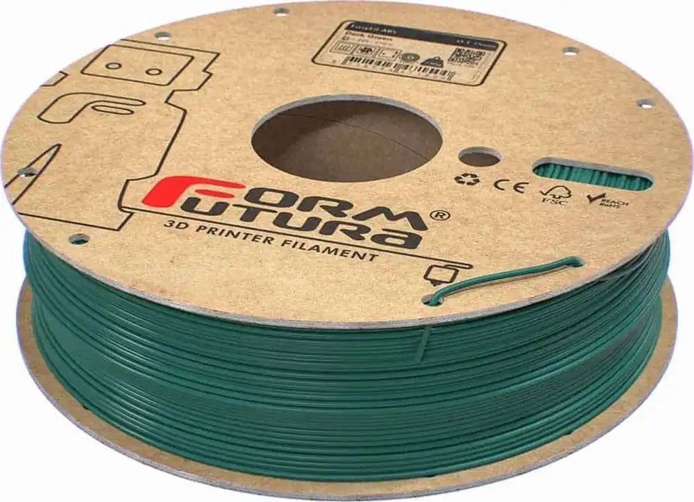 Přímo Od Výrobce FormFutura EasyFil™ ABS Dark Green, 1,75 mm (750 g)