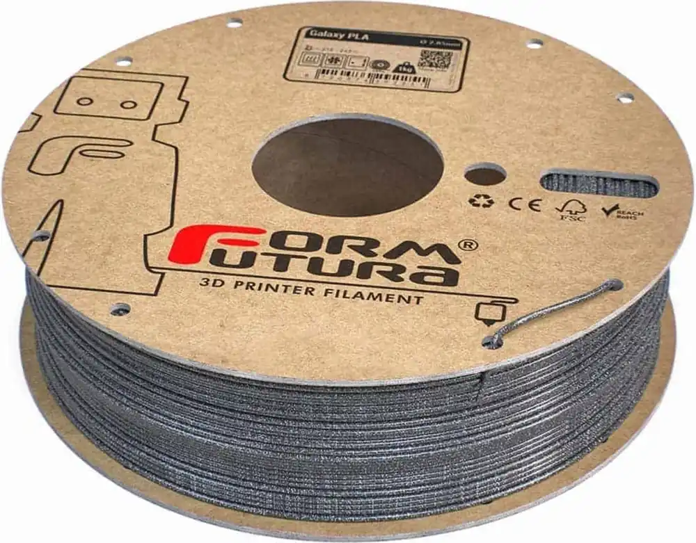 FormFutura Galaxy PLA Space Grey, 1,75 mm / 750 g Speciální Cena