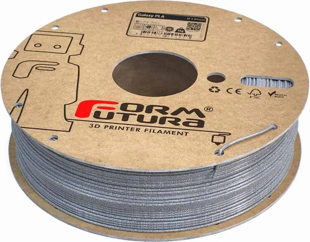 FormFutura Galaxy PLA Titanium Silver, 1,75 mm / 750 g Nakupujte Hned