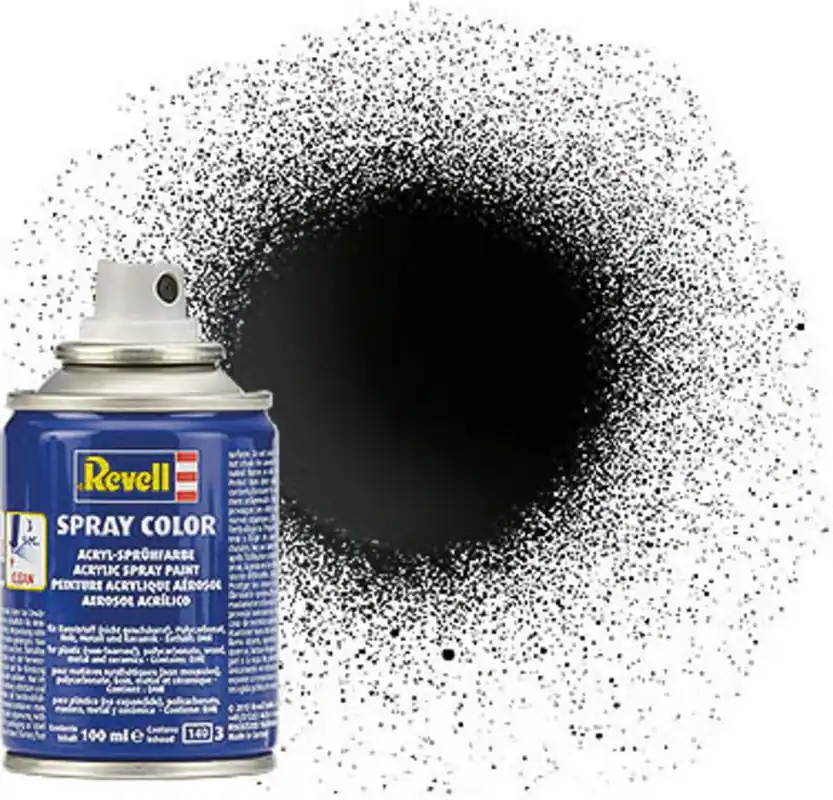 Revell Spray Black Gloss, 100 ml Nejlepší Volba