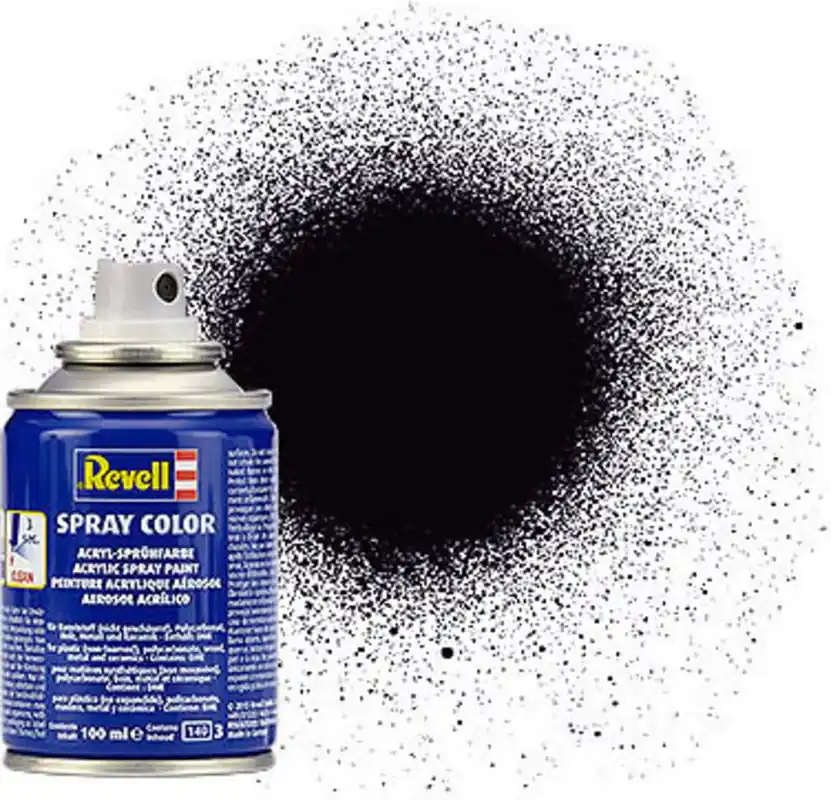 Revell Spray Black Matte, 100 ml Víkendová Akce