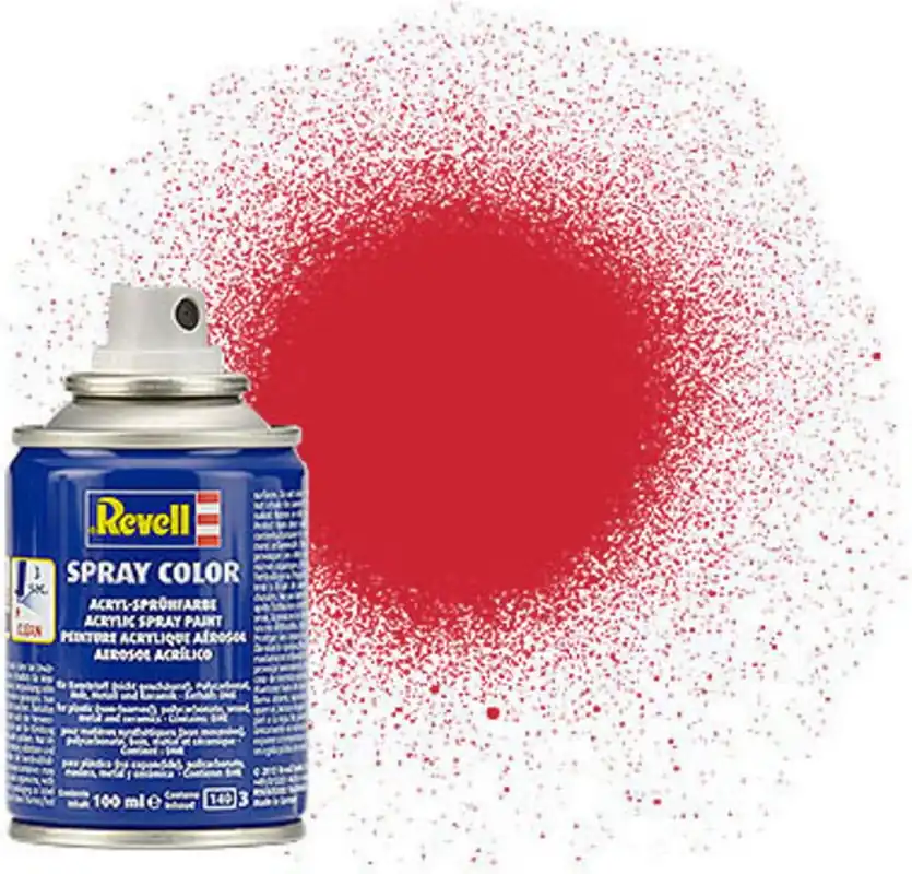 Revell Spray Flame Red Semi-Gloss, 100 ml Jen Po Omezenou Doba