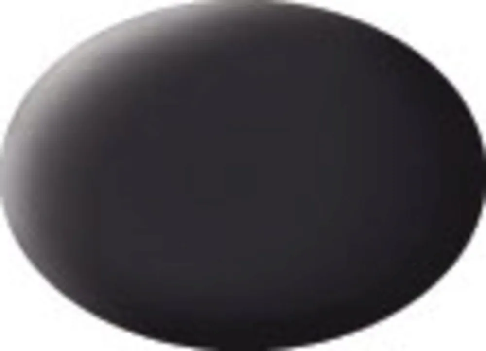 Revell Aqua Color - Tar Black Matte, 18 ml Jen Po Omezenou Doba