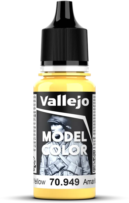 Tovární Cena Vallejo Model Color 010 Light Yellow (949), 18 ml