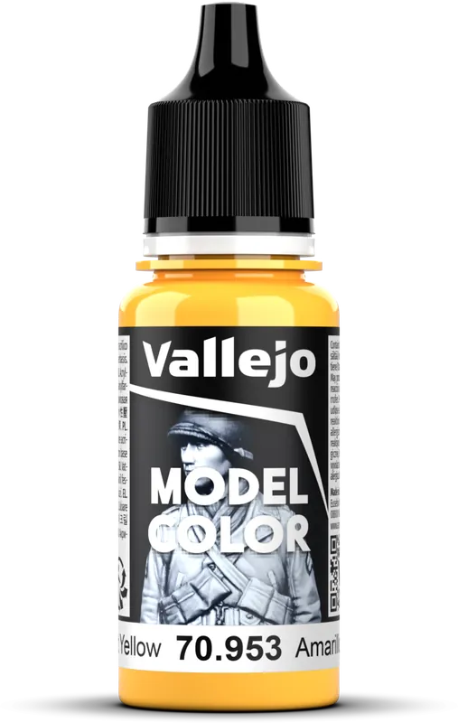 Víkendová Akce Vallejo Model Color 015 Flat Yellow (953), 18 ml