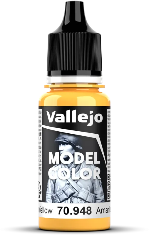Sleva Vallejo Model Color 016 Golden Yellow (948), 18 ml