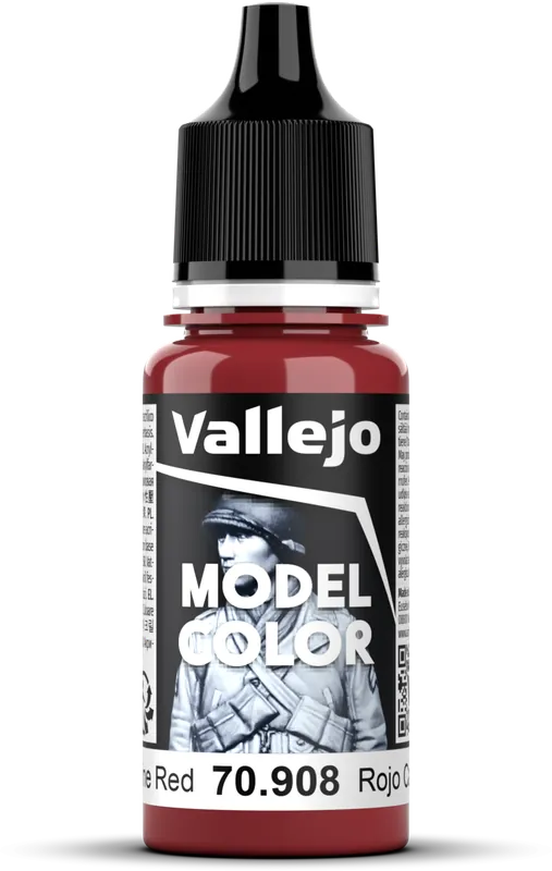 Značkový Vallejo Model Color 030 Carmine Red (908), 18 ml