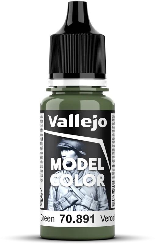 Vallejo Model Color 074 Intermediate Green (891), 18 ml Přímo Od Výrobce