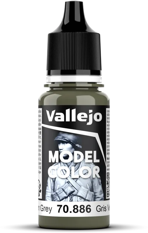 Dokud Zásoby Vydrží Vallejo Model Color 101 Green Grey (886), 18 ml
