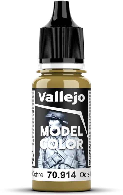 Nízká Cena Vallejo Model Color 119 Green Ochre (914), 18 ml