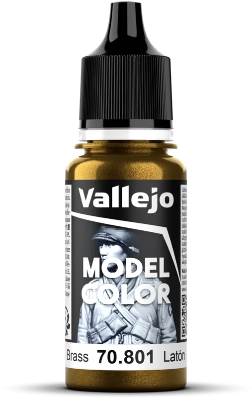 Vallejo Model Color 174 Brass (801), 18 ml Vysoce Kvalitní