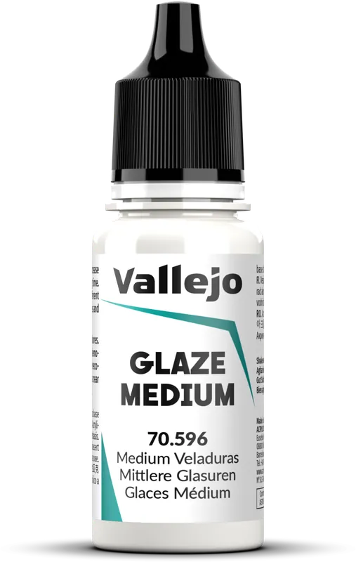 Sezónní Sleva Vallejo Model Color 195 Glaze Medium (596), 18 ml