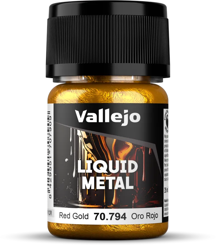Vallejo Model Color Liquid Metal 215 Rotgold (Red Gold) (794), 35 ml Výhodná Nabídka