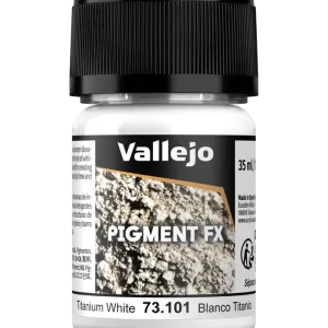 Autentický Vallejo Pigment Titanium White, 30 ml