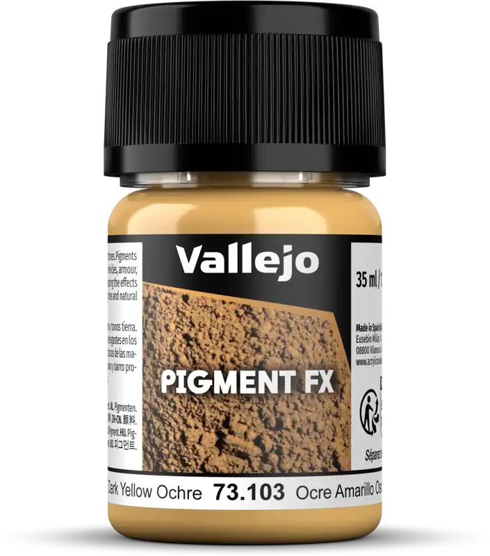 Vallejo Pigment Dark Yellow Ocre, 30 ml Ověřený