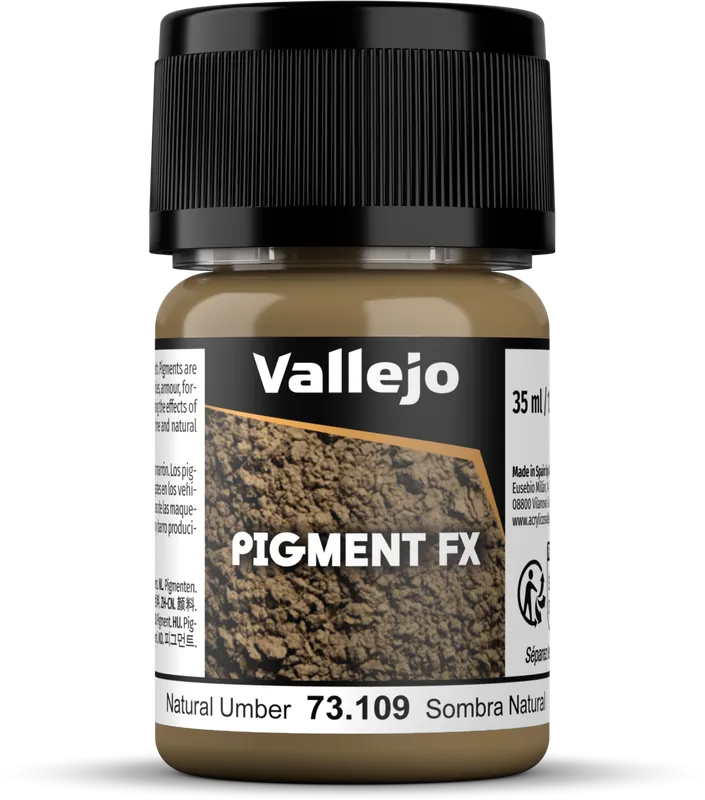Vallejo Pigment Natural Umber, 30 ml Autentický