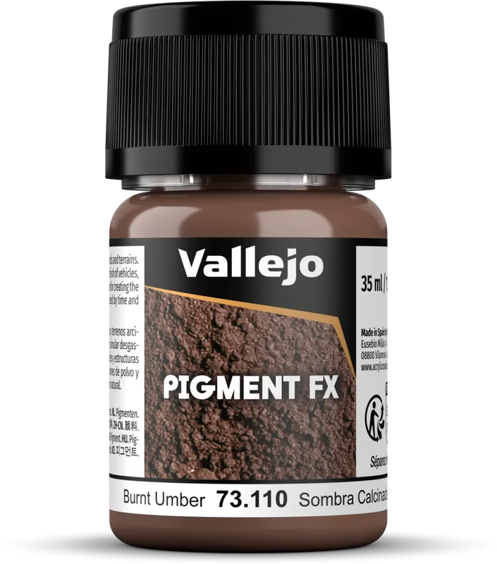 Vrácení Zdarma Vallejo Pigment Burnt Umber, 30 ml
