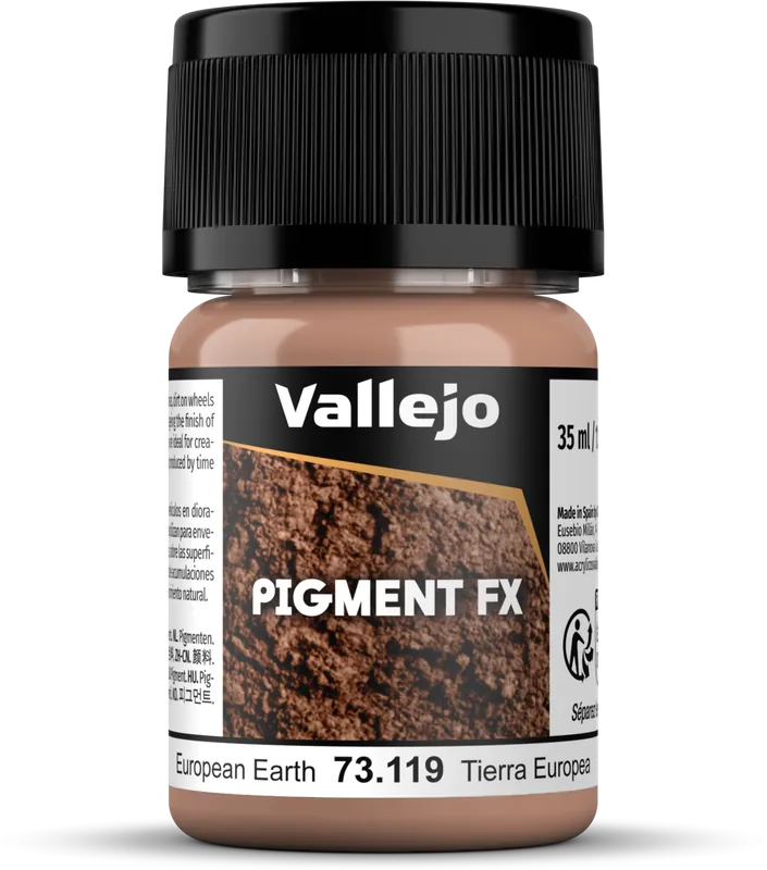 Novinka Vallejo Pigment European Earth, 30 ml