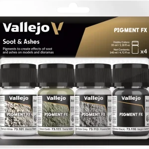Vallejo Pigment Set "Soot & Ashes" Nízká Cena